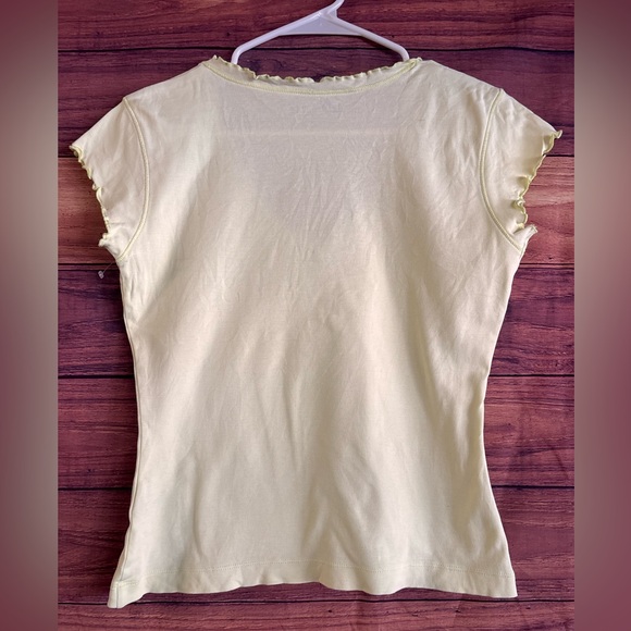 NWOT alpaca Light Yellow Casual top - Picture 4 of 7